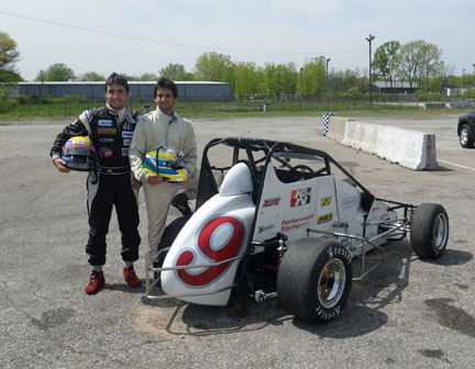 Team Apex Star Mazda Drivers Test A Nine Racing Ford Focus Midget 